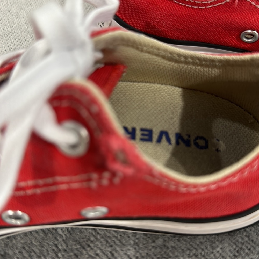 CONVERSE KIDS ALL STAR LOW TOPS SIZE 12 1/2 - Picture 7 of 14